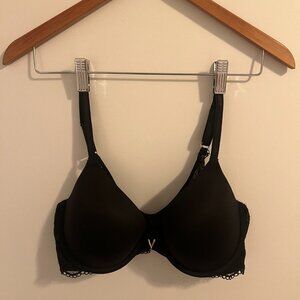 Victoria's Secret Dream Angels Uplift Demi, Front-Closure, Black, 34 D